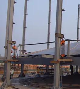 群吊電動葫蘆吊裝焊罐時為什么要倒著用